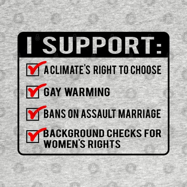 I Support List by Alema Art